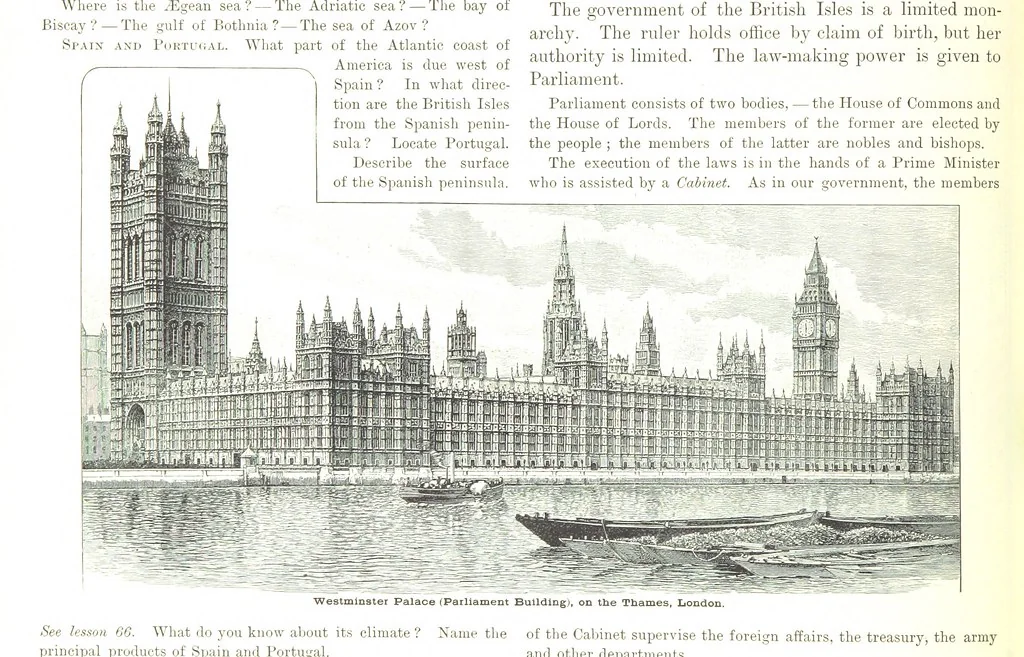 An illustration from Advanced Geography, 1899, leaf 168