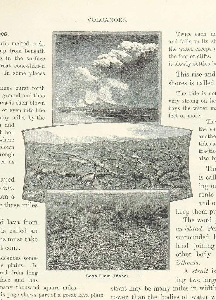 An illustration from Advanced Geography, 1899, leaf 17