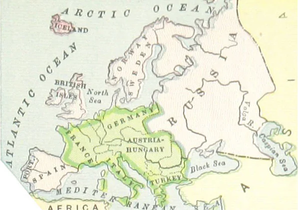 An illustration from Advanced Geography, 1899, leaf 173