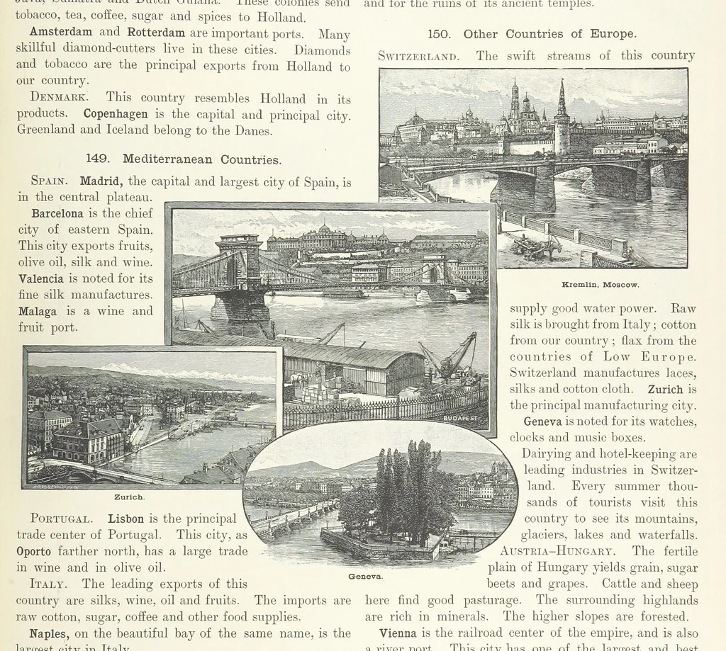 An illustration from Advanced Geography, 1899, leaf 175