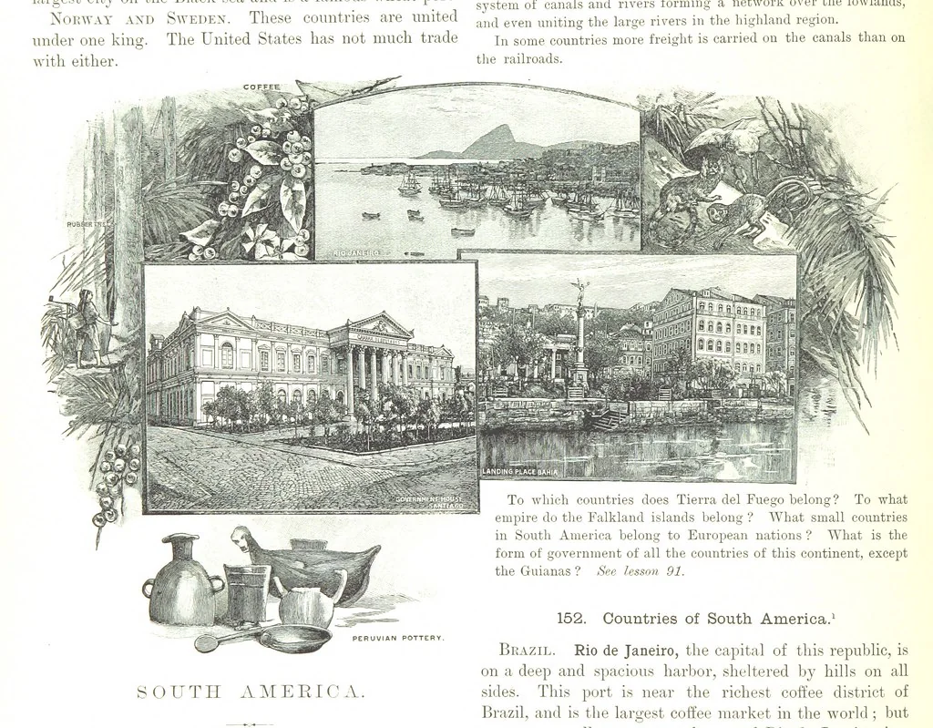 An illustration from Advanced Geography, 1899, leaf 176