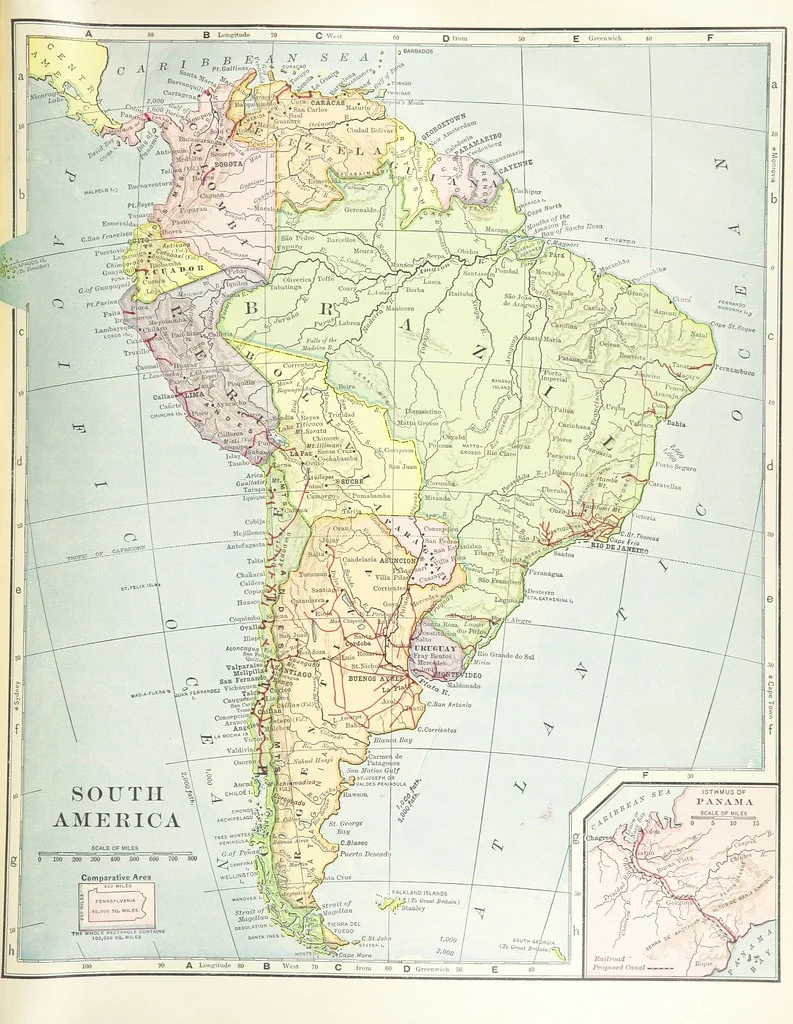 An illustration from Advanced Geography, 1899, leaf 177