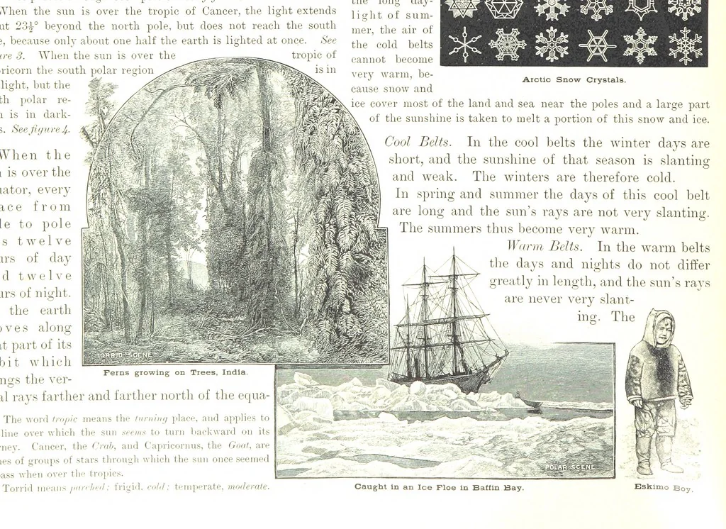 An illustration from Advanced Geography, 1899, leaf 24