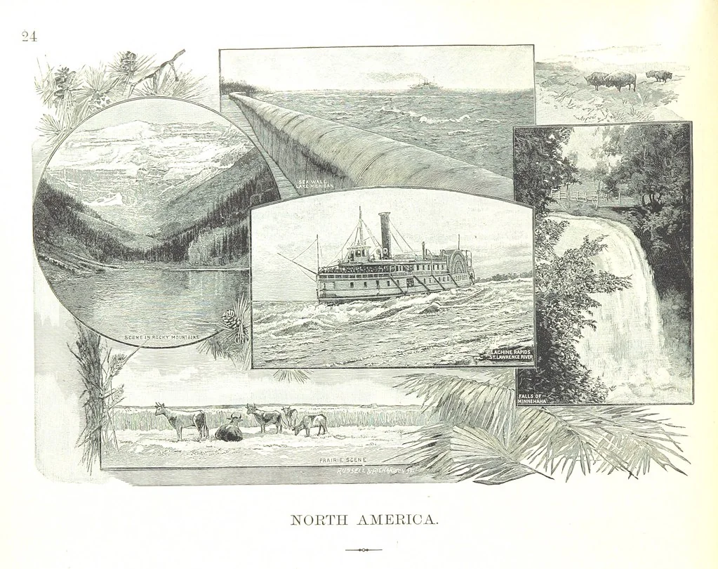 An illustration from Advanced Geography, 1899, leaf 28