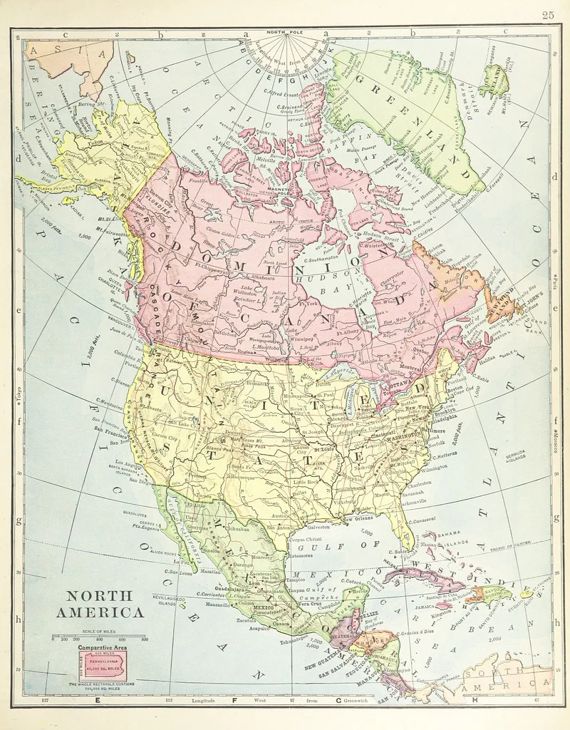 An illustration from Advanced Geography, 1899, leaf 29