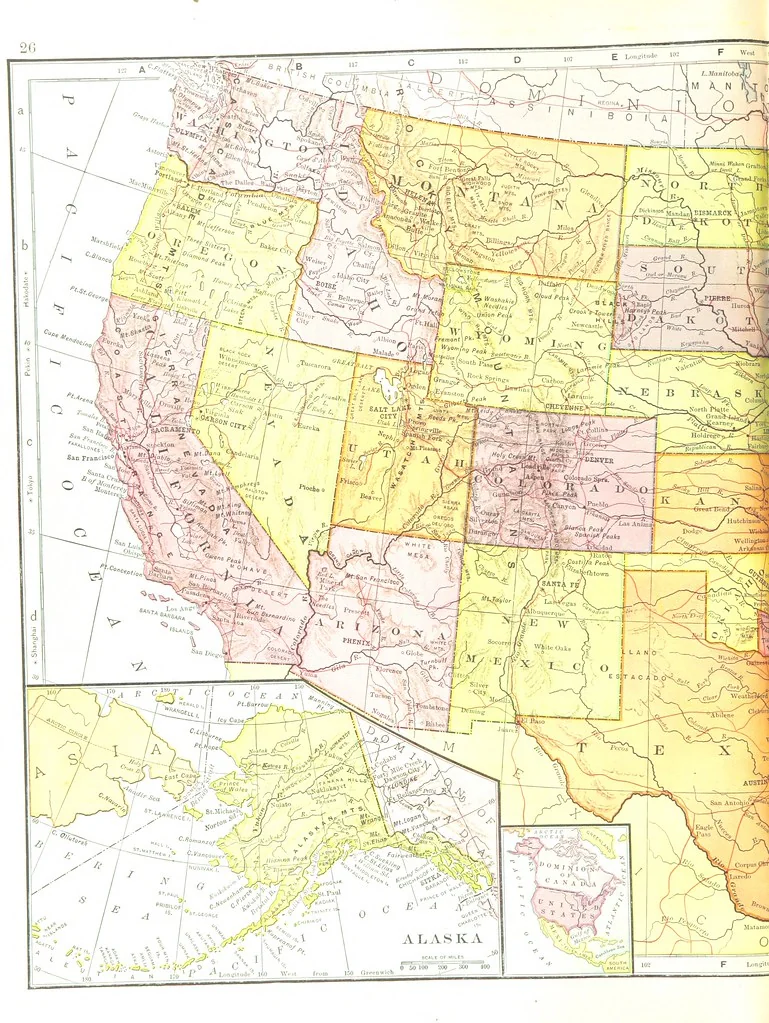 An illustration from Advanced Geography, 1899, leaf 30