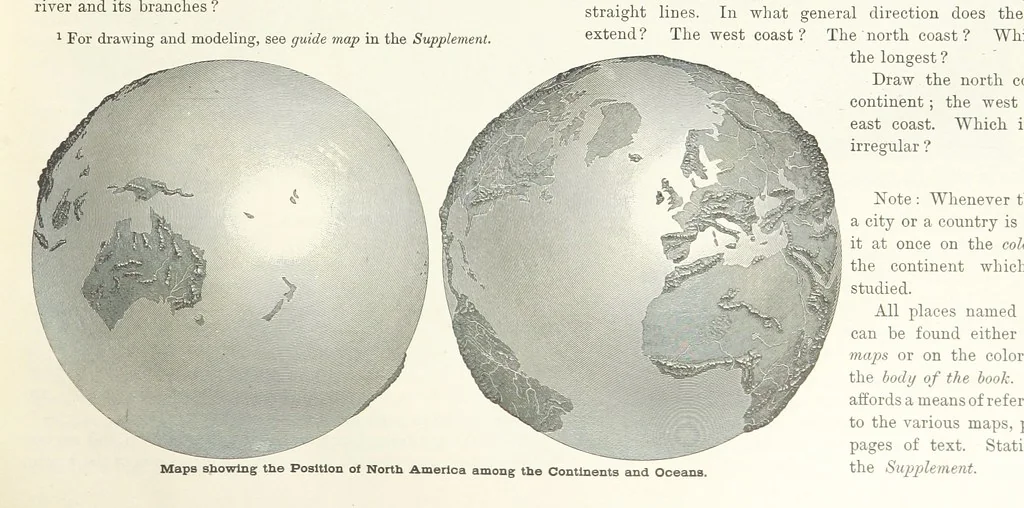 An illustration from Advanced Geography, 1899, leaf 33