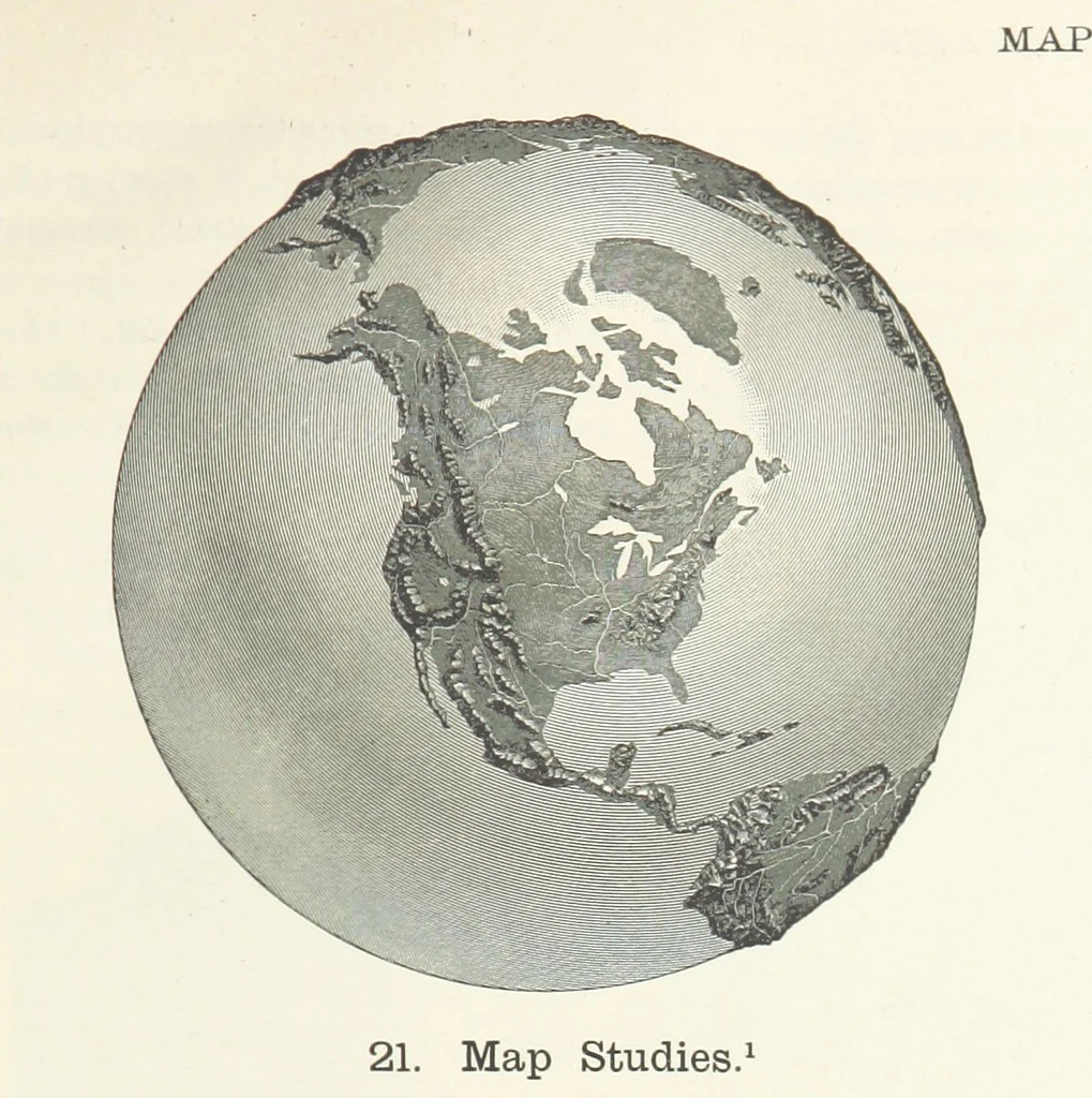 An illustration from Advanced Geography, 1899, leaf 33