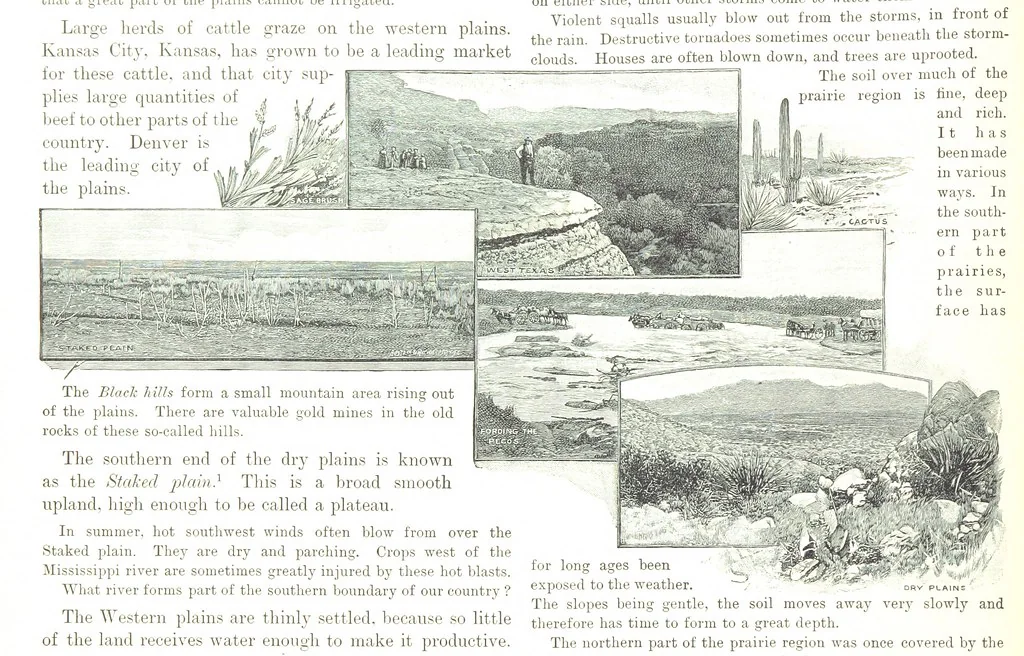 An illustration from Advanced Geography, 1899, leaf 52