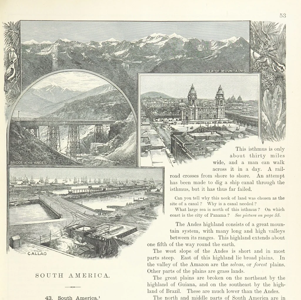 An illustration from Advanced Geography, 1899, leaf 57