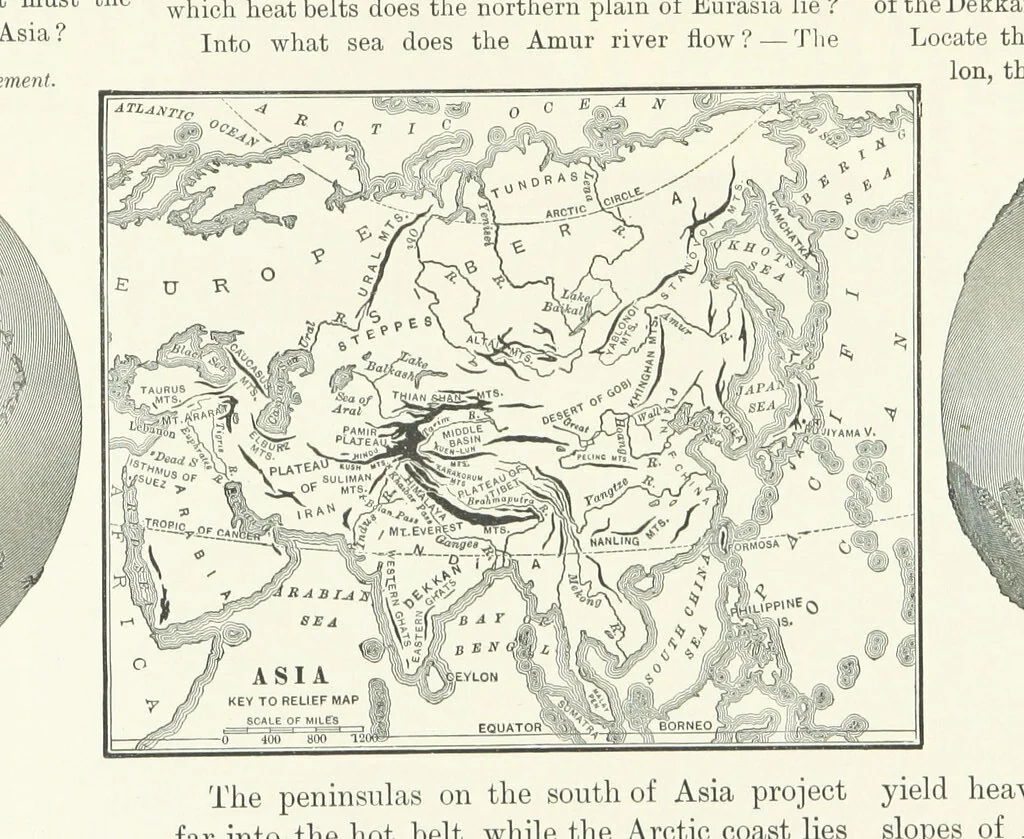 An illustration from Advanced Geography, 1899, leaf 67