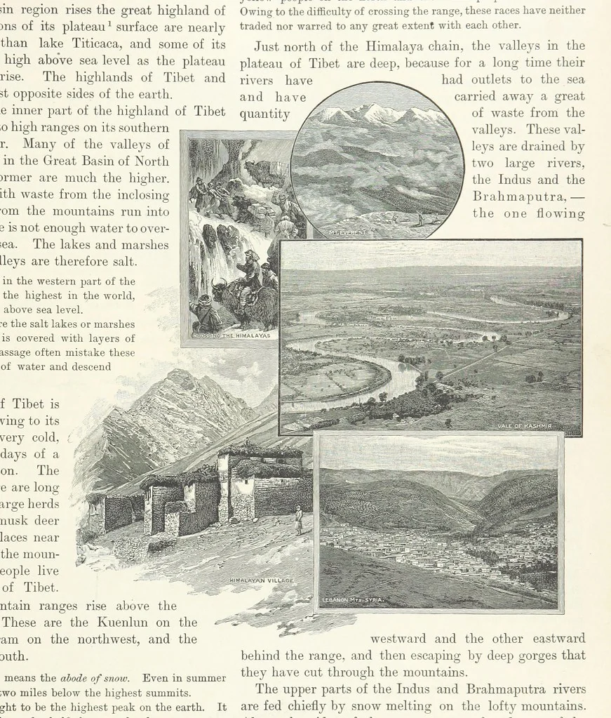 An illustration from Advanced Geography, 1899, leaf 69