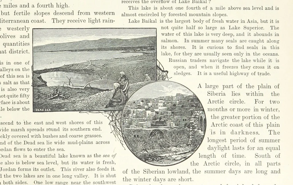 An illustration from Advanced Geography, 1899, leaf 71