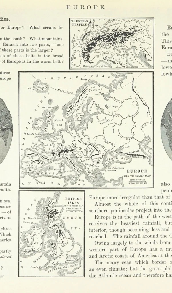 An illustration from Advanced Geography, 1899, leaf 79