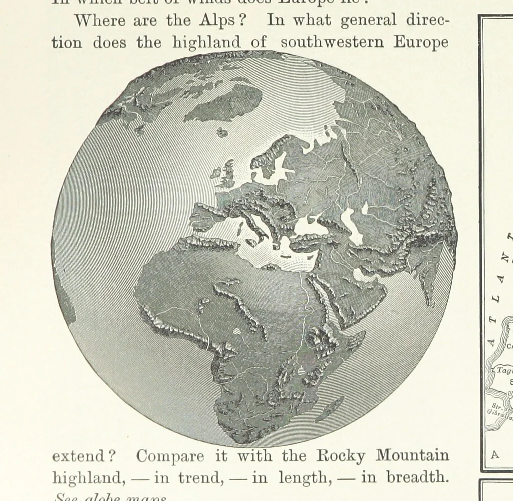 An illustration from Advanced Geography, 1899, leaf 79