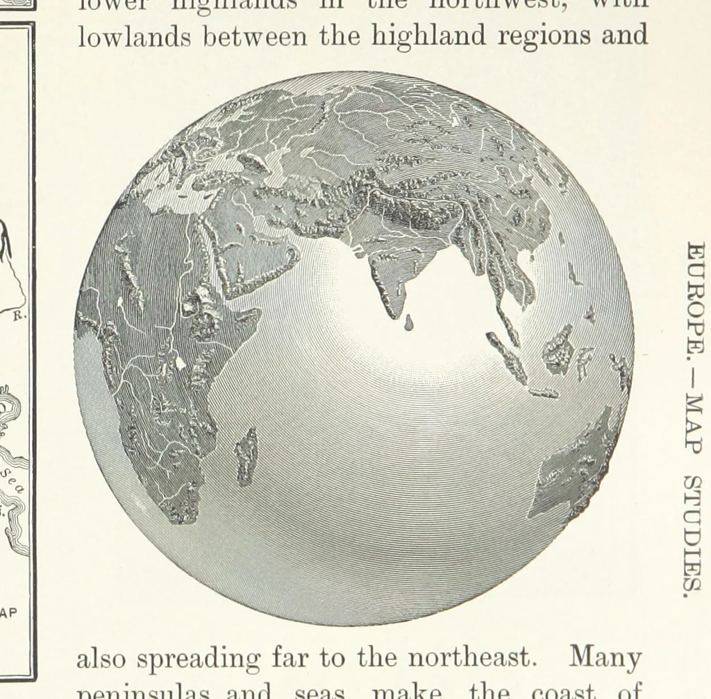 An illustration from Advanced Geography, 1899, leaf 79