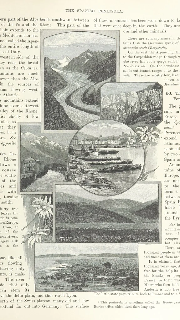 An illustration from Advanced Geography, 1899, leaf 81