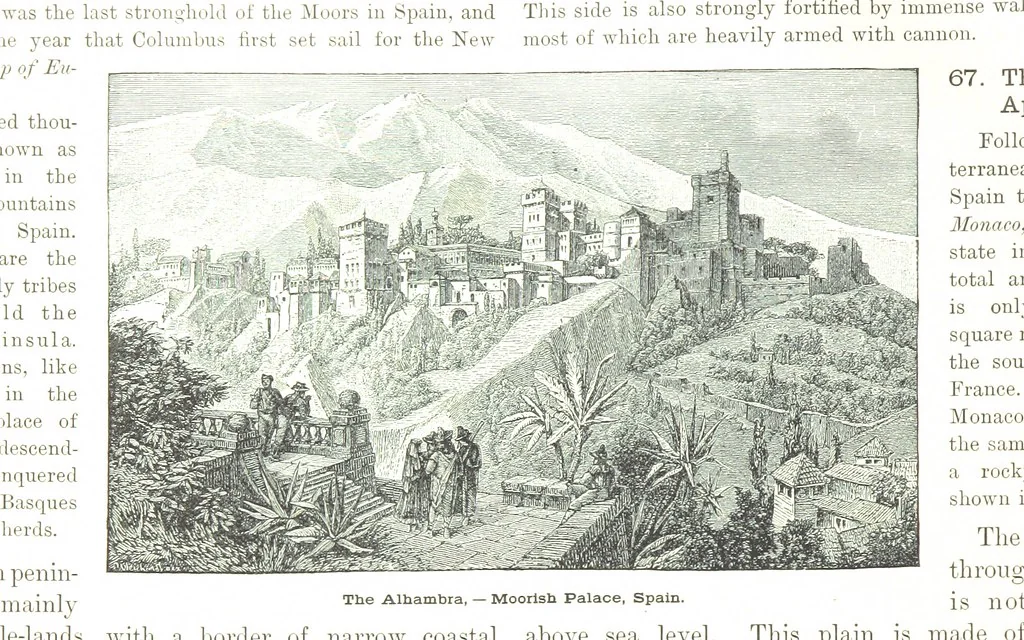 An illustration from Advanced Geography, 1899, leaf 82