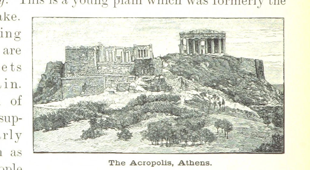 An illustration from Advanced Geography, 1899, leaf 84