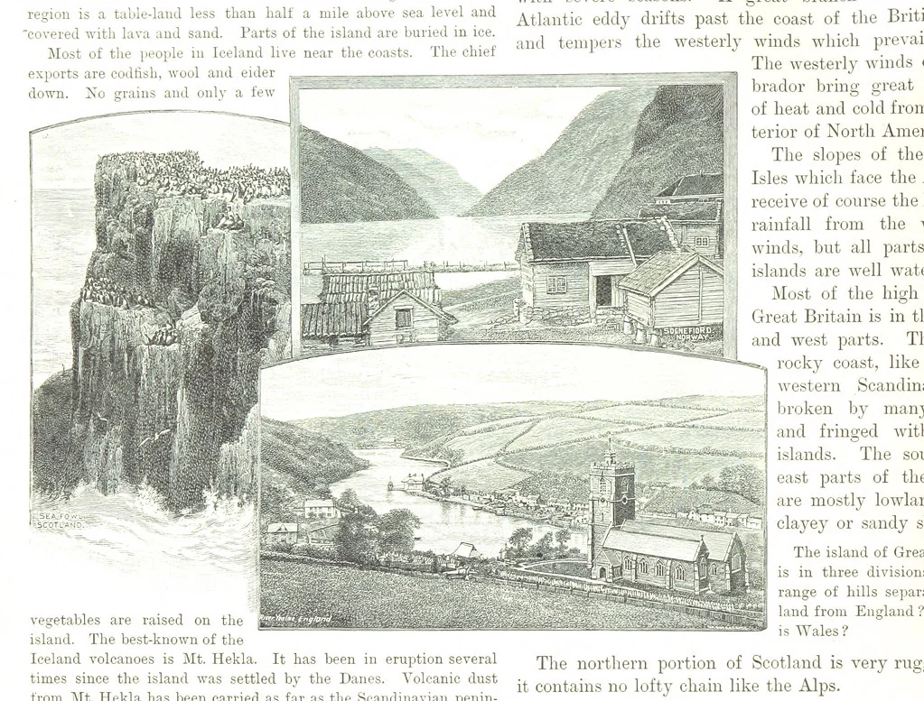 An illustration from Advanced Geography, 1899, leaf 86