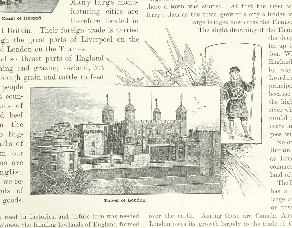 An illustration from Advanced Geography, 1899, leaf 87