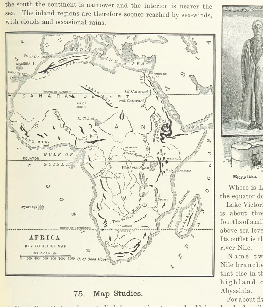 An illustration from Advanced Geography, 1899, leaf 93
