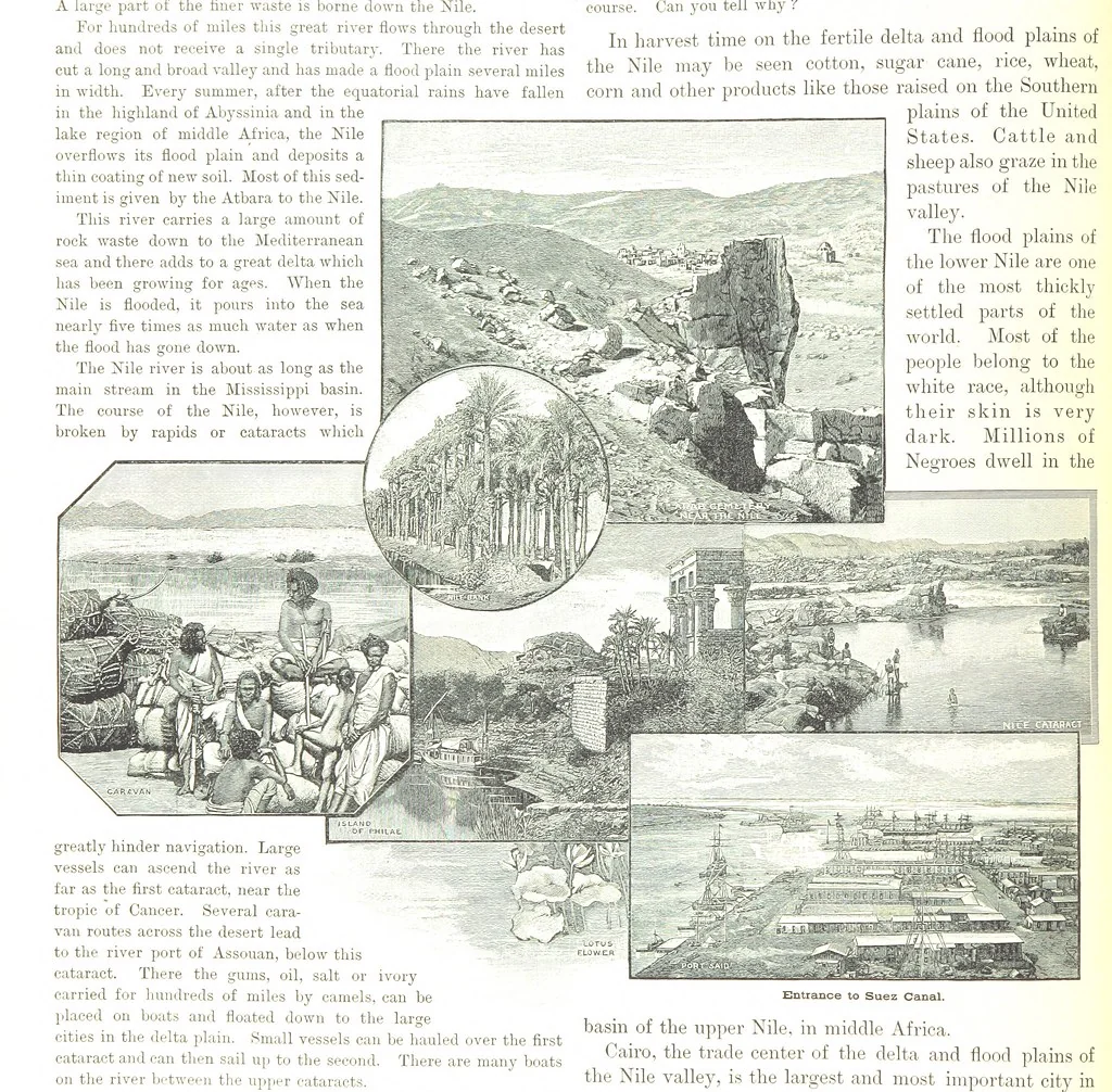 An illustration from Advanced Geography, 1899, leaf 94