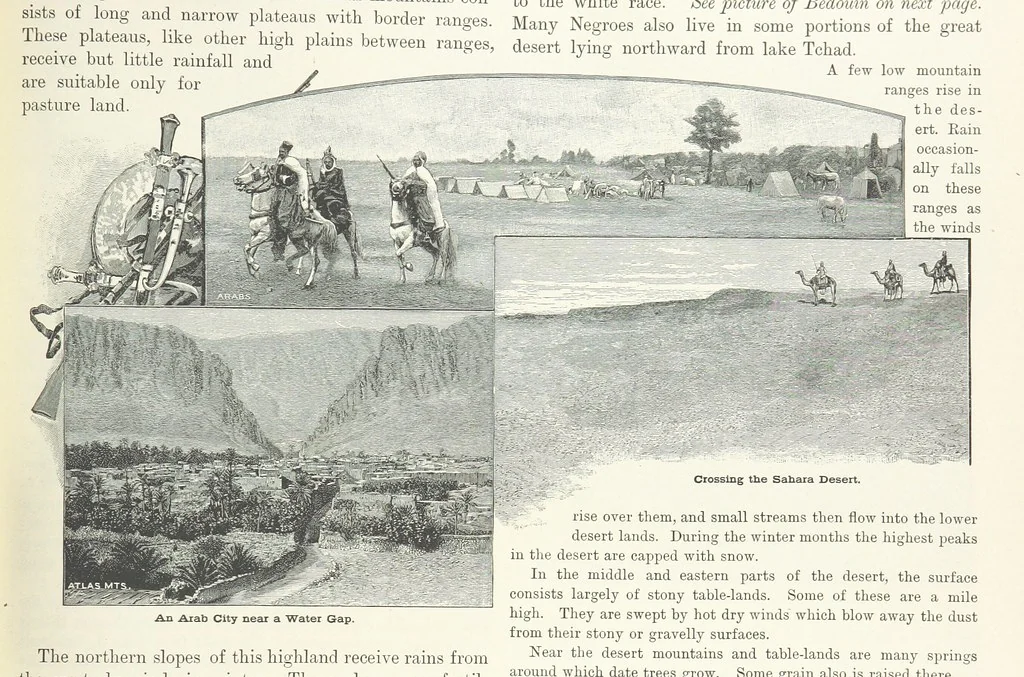 An illustration from Advanced Geography, 1899, leaf 95