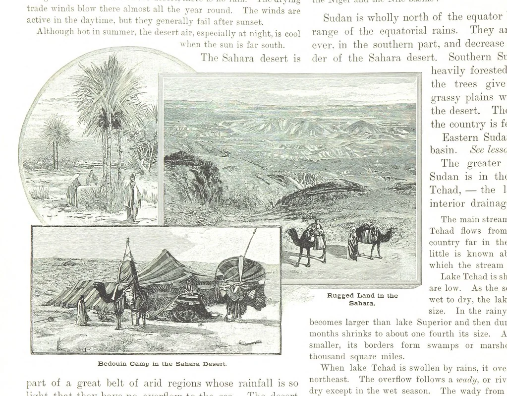 An illustration from Advanced Geography, 1899, leaf 96