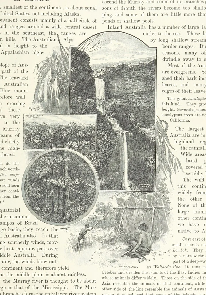 An illustration from Advanced Geography, 1899, leaf 99