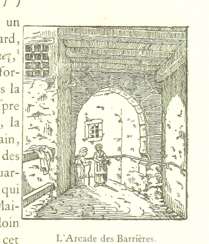 An illustration from Genève historique & archéologique ... avec dessins & fac-simile de Hermann Hammann. [With a supplement, 1869, leaf 131