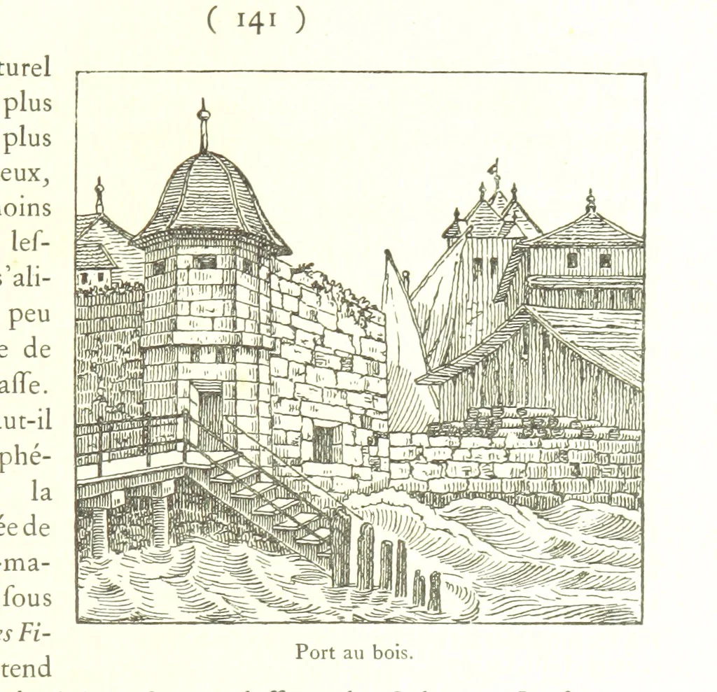 An illustration from Genève historique & archéologique ... avec dessins & fac-simile de Hermann Hammann. [With a supplement, 1869, leaf 155