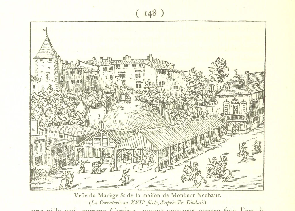 An illustration from Genève historique & archéologique ... avec dessins & fac-simile de Hermann Hammann. [With a supplement, 1869, leaf 162