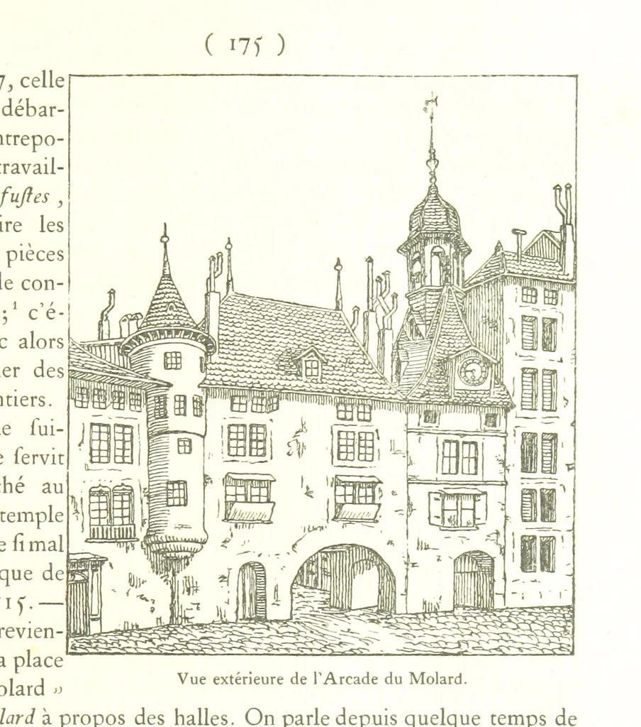 An illustration from Genève historique & archéologique ... avec dessins & fac-simile de Hermann Hammann. [With a supplement, 1869, leaf 189