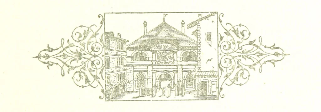 An illustration from Genève historique & archéologique ... avec dessins & fac-simile de Hermann Hammann. [With a supplement, 1869, leaf 207