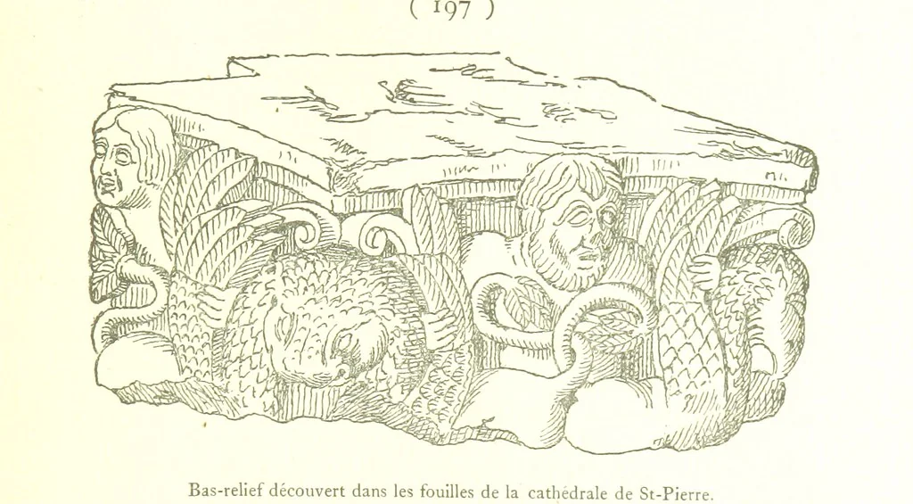 An illustration from Genève historique & archéologique ... avec dessins & fac-simile de Hermann Hammann. [With a supplement, 1869, leaf 211