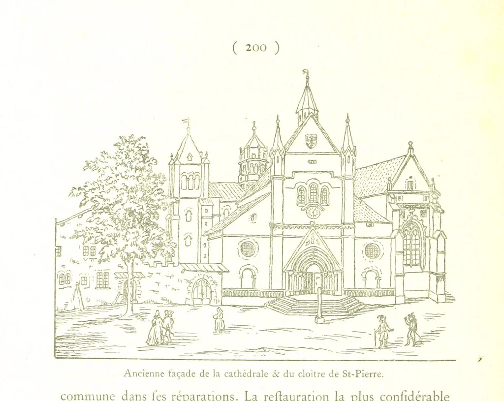 An illustration from Genève historique & archéologique ... avec dessins & fac-simile de Hermann Hammann. [With a supplement, 1869, leaf 214