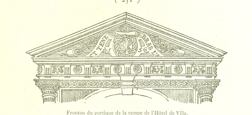 An illustration from Genève historique & archéologique ... avec dessins & fac-simile de Hermann Hammann. [With a supplement, 1869, leaf 265