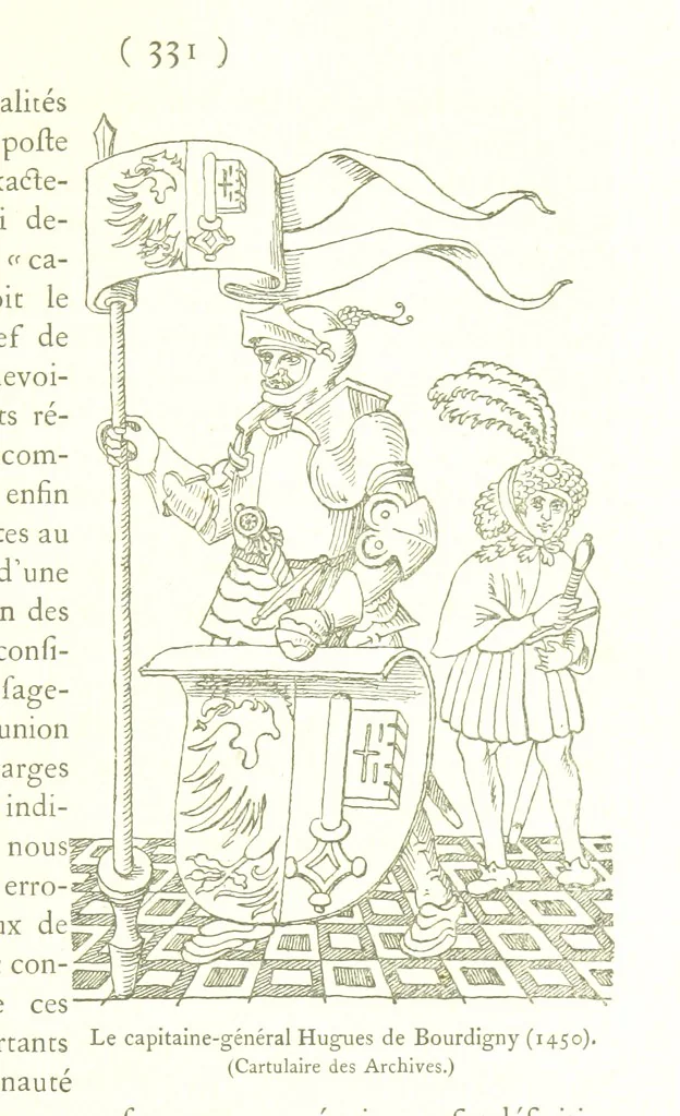 An illustration from Genève historique & archéologique ... avec dessins & fac-simile de Hermann Hammann. [With a supplement, 1869, leaf 345