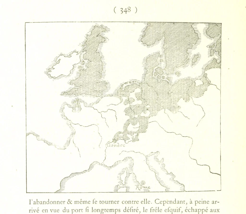 An illustration from Genève historique & archéologique ... avec dessins & fac-simile de Hermann Hammann. [With a supplement, 1869, leaf 362