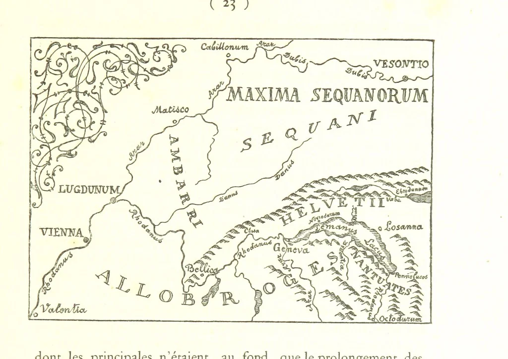 An illustration from Genève historique & archéologique ... avec dessins & fac-simile de Hermann Hammann. [With a supplement, 1869, leaf 37