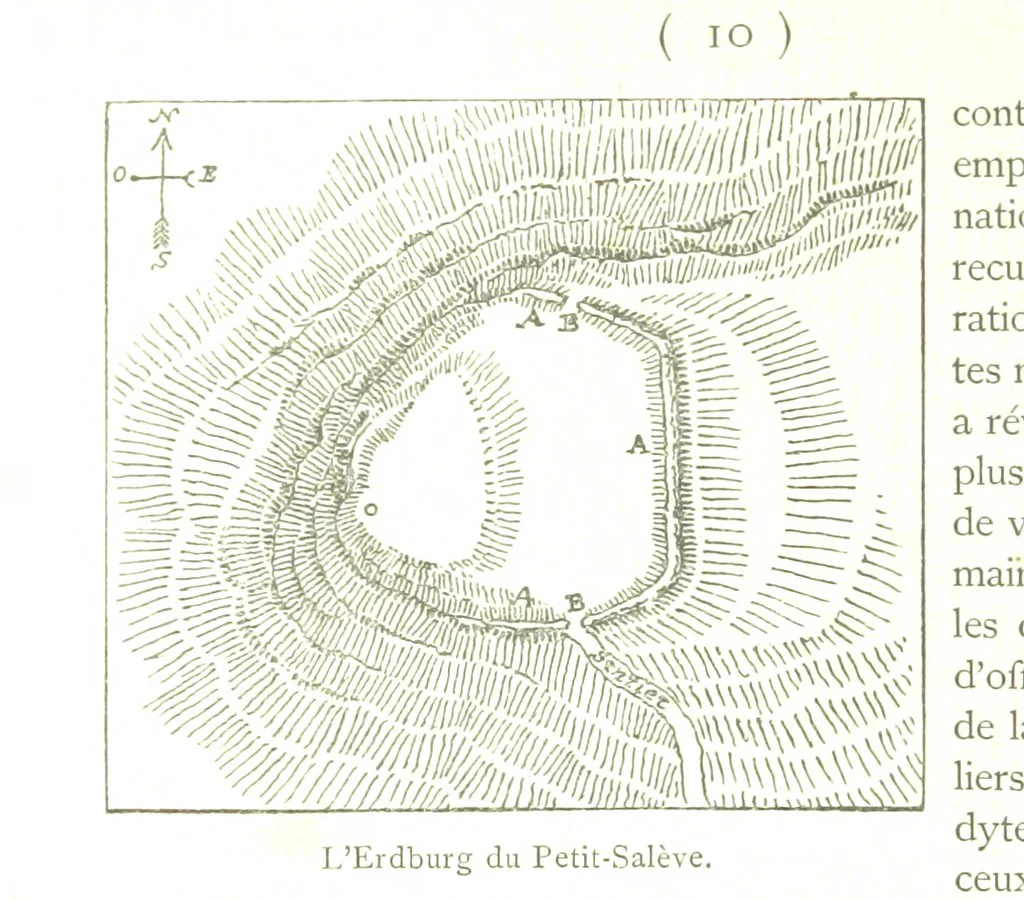 An illustration from Genève historique & archéologique ... avec dessins & fac-simile de Hermann Hammann. [With a supplement, 1869, leaf 432