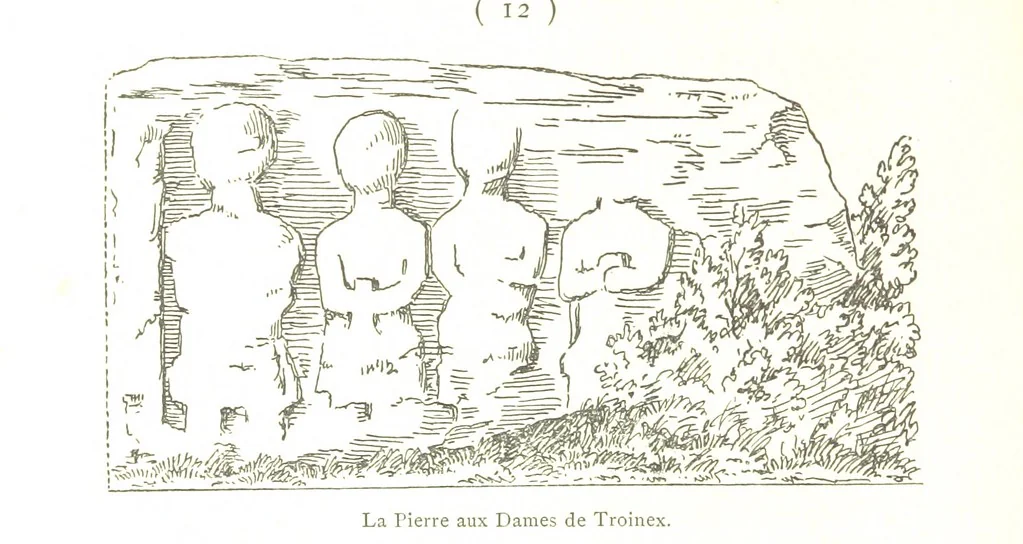 An illustration from Genève historique & archéologique ... avec dessins & fac-simile de Hermann Hammann. [With a supplement, 1869, leaf 434