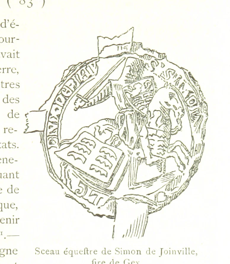 An illustration from Genève historique & archéologique ... avec dessins & fac-simile de Hermann Hammann. [With a supplement, 1869, leaf 505