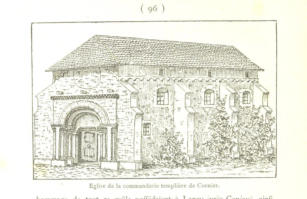 An illustration from Genève historique & archéologique ... avec dessins & fac-simile de Hermann Hammann. [With a supplement, 1869, leaf 518