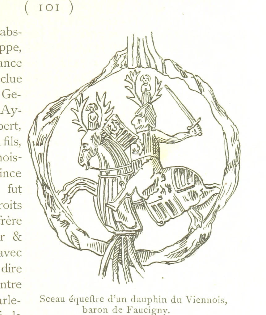 An illustration from Genève historique & archéologique ... avec dessins & fac-simile de Hermann Hammann. [With a supplement, 1869, leaf 523