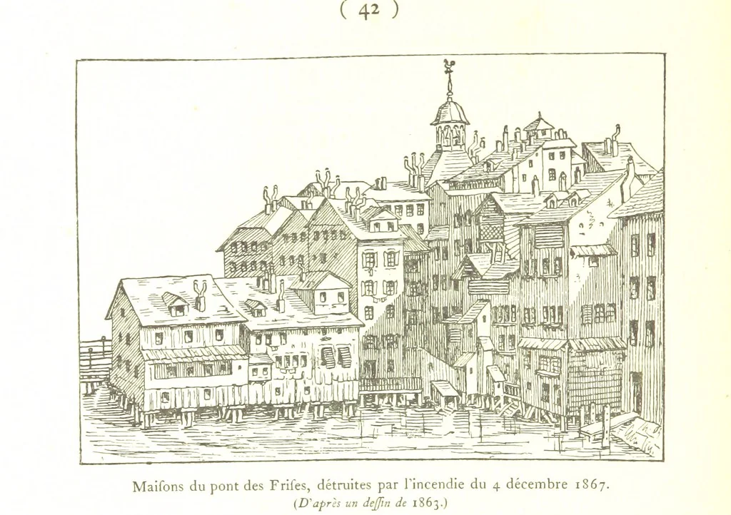An illustration from Genève historique & archéologique ... avec dessins & fac-simile de Hermann Hammann. [With a supplement, 1869, leaf 56