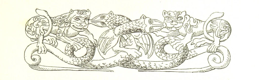 An illustration from Genève historique & archéologique ... avec dessins & fac-simile de Hermann Hammann. [With a supplement, 1869, leaf 583