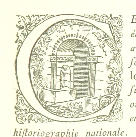 An illustration from Genève historique & archéologique ... avec dessins & fac-simile de Hermann Hammann. [With a supplement, 1869, leaf 9