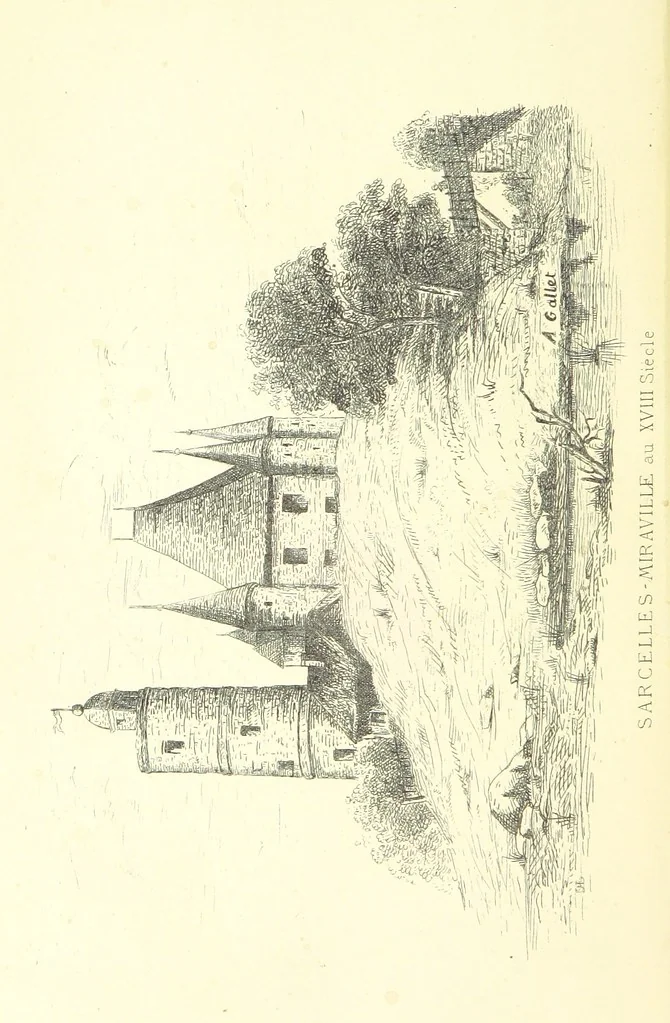 An illustration from Recherches historiques sur Sarcelles, Seine-et-Oise, 1880, leaf 12